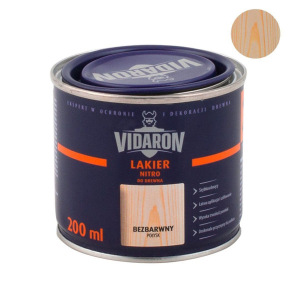 Obrazek LAKIER NITRO 0.2L VIDARON