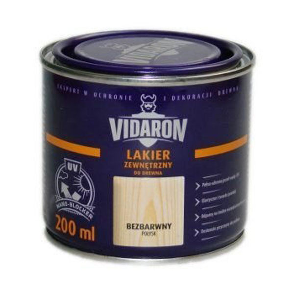 Obrazek LAKIER OLEJNY 0.2L VIDARON