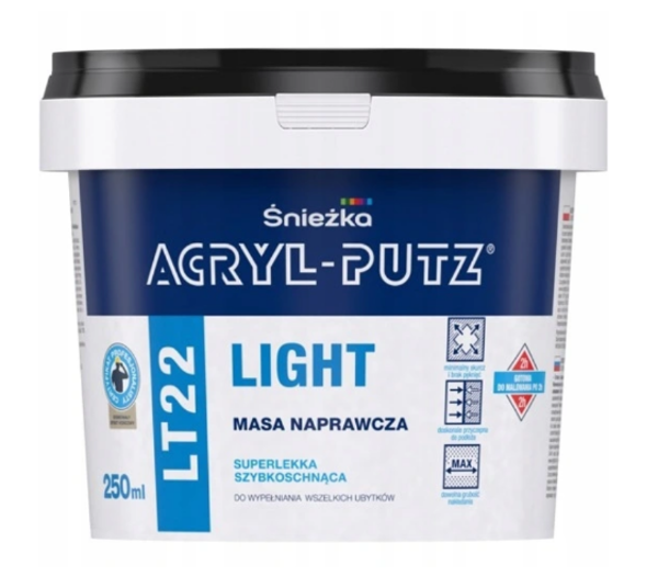 Obrazek ACRYL-PUTZ LT 22 LIGHT 250ml