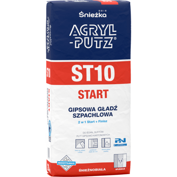 Obrazek ACRYL-PUTZ ST10 START 2,5kg