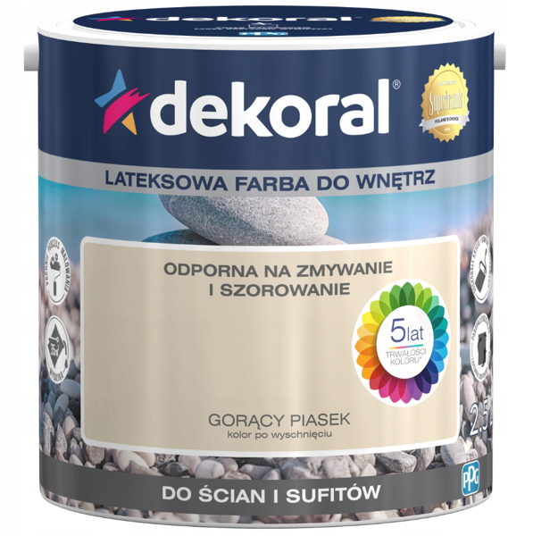 Obrazek Dekoral Akrylit W Gorący Piasek 2,5l