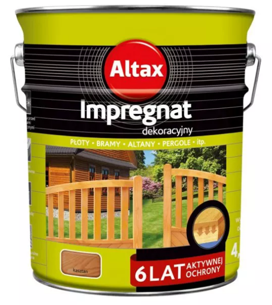 Obrazek Altax Impregnat Dekoracyjny  Kasztan 4,5l