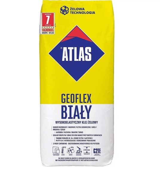 Obrazek Atlas Geoflex Biały 25 kg