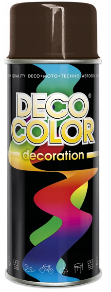 Obrazek Deco Color Decoration lakier w sprayu Brązowy Ral 8011