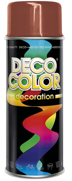 Obrazek Deco Color Decoration lakier w sprayu Jasny Brąz Ral 8004