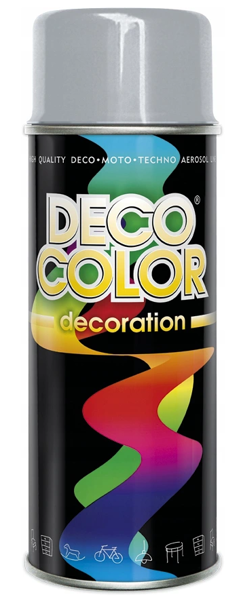 Obrazek Deco Color Decoration lakier w sprayu Szary Ral 7001