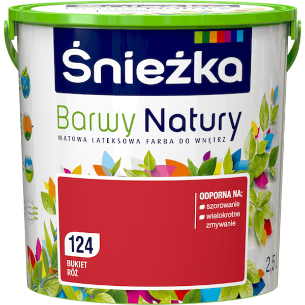 Obrazek ŚNIEŻKA Barwy Natury Bukiet Róż 124 2,5 L