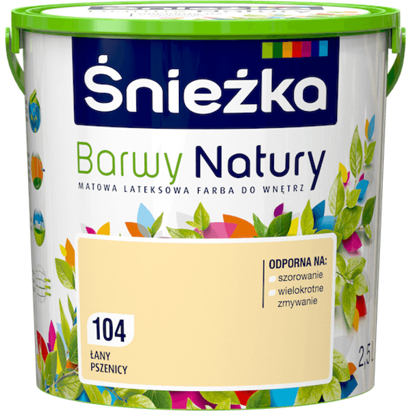 Obrazek ŚNIEŻKA Barwy Natury Łany Pszenicy 104 2,5 L