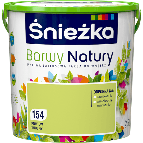 Obrazek ŚNIEŻKA Barwy Natury Powiew Wiosny 154 2,5 L