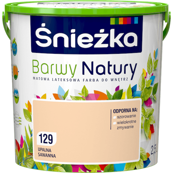 Obrazek ŚNIEŻKA Barwy Natury Upalna Sawanna 129 2,5 L