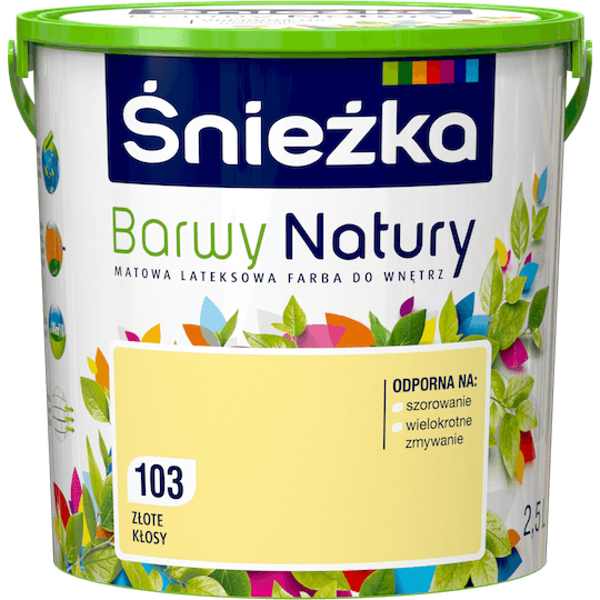 Obrazek ŚNIEŻKA Barwy Natury Złote Kłosy 103 2,5 L