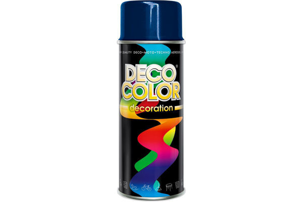 Obrazek Deco Color Decoration lakier w sprayu Szafirowy Ral 5003