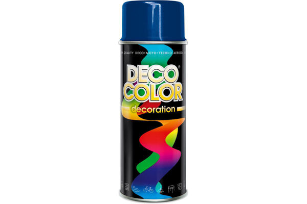 Obrazek Deco Color Decoration lakier w sprayu Niebieski Ciemny Ral 5010