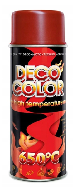 Obrazek Deco Color HIGH TEMPERATURE Czerwony