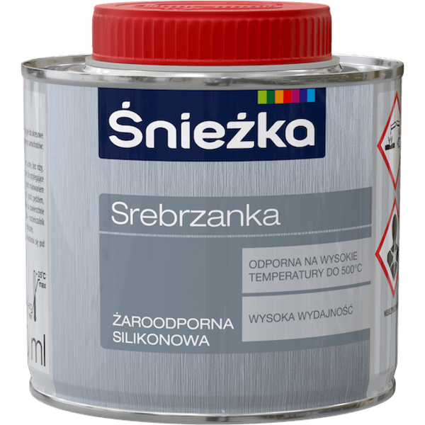 Obrazek ŚNIEŻKA Srebrzanka Żaroodporna 500°C silikonowa 0,2 L