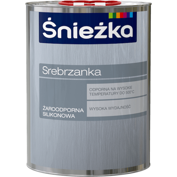 Obrazek ŚNIEŻKA Srebrzanka Żaroodporna 500°C silikonowa 5 L