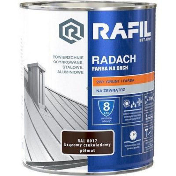 Obrazek RADACH brąz czekoladowy RAL 8017 0,75L PŁM II 21r