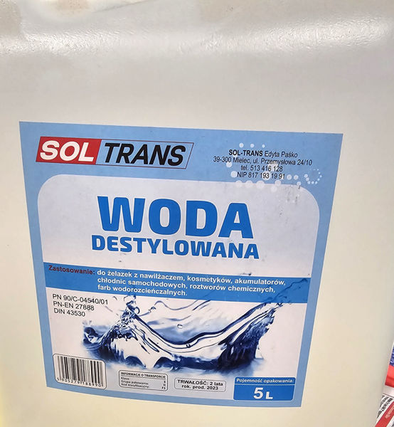 Obrazek WODA DESTYLOWANA 1 L